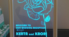 結婚式オリジナルウェルカムボード事例