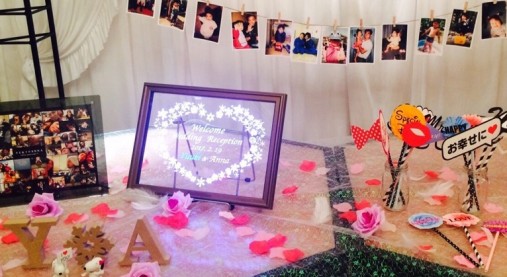 ウェルカムボード,結婚式,披露宴,LED,光る,ウエルカムボード,光,ウェディング,ウエディング